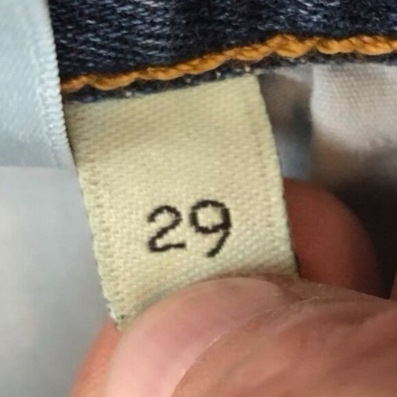 Rag & Bone Women's Jeans Size 29 Retro 70s Flare Frayed Hem Cropped Casual Blue - Picture 9 of 16